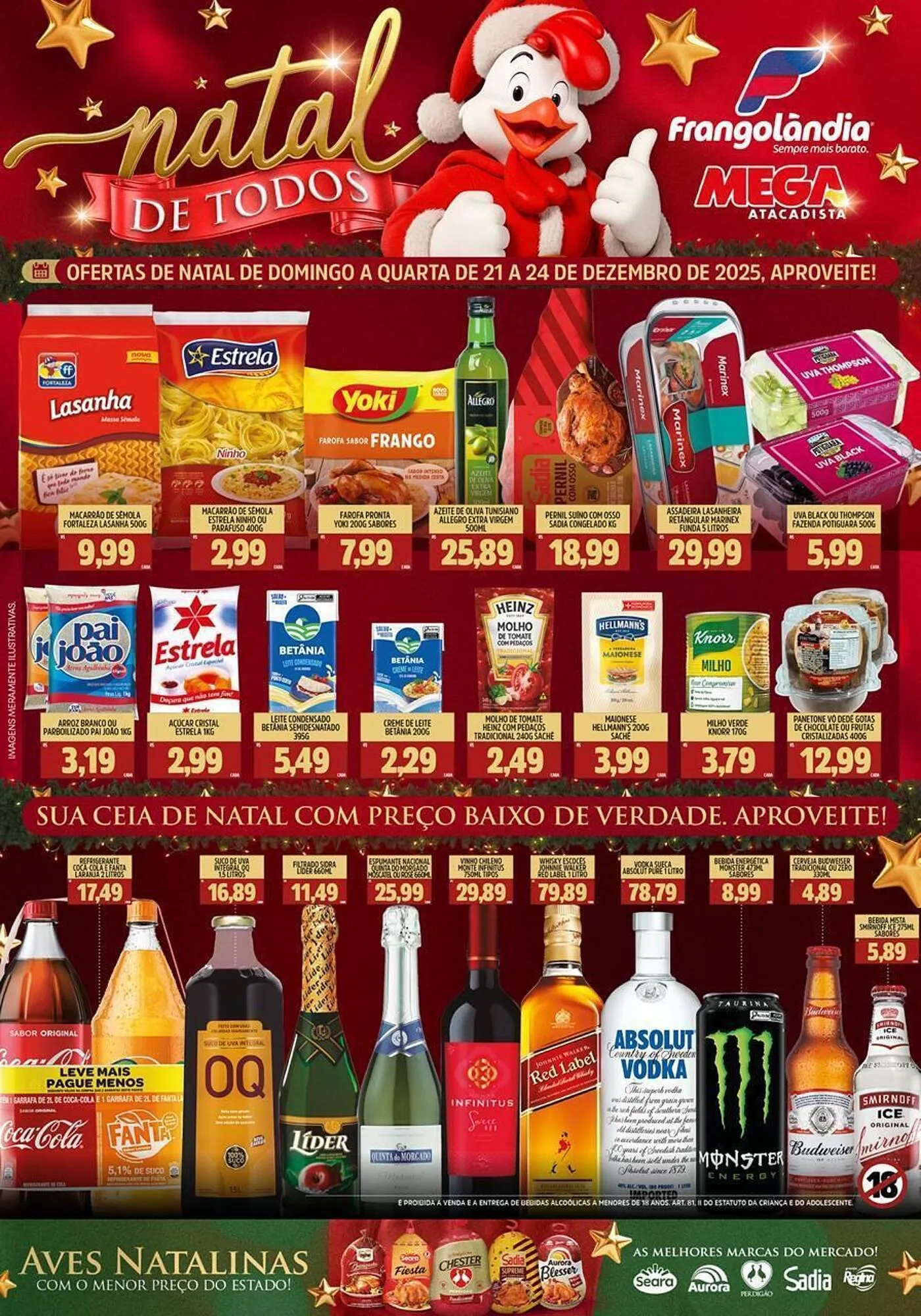 Encarte de Encarte Frangolândia 21 de dezembro até 24 de dezembro 2025 - Pagina 1