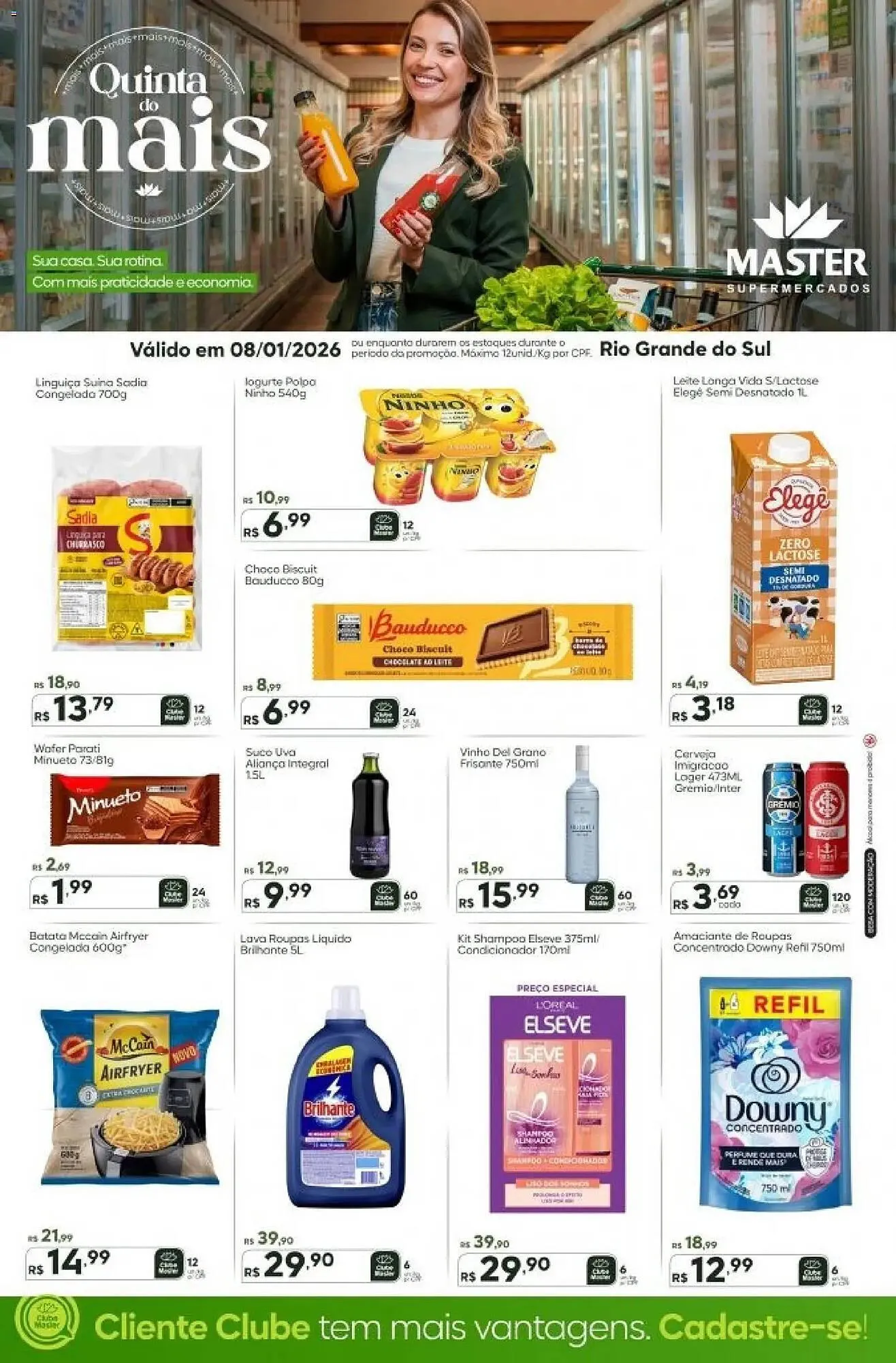 Encarte de Folheto Master Supermercados 8 de janeiro até 8 de janeiro 2026 - Pagina 1