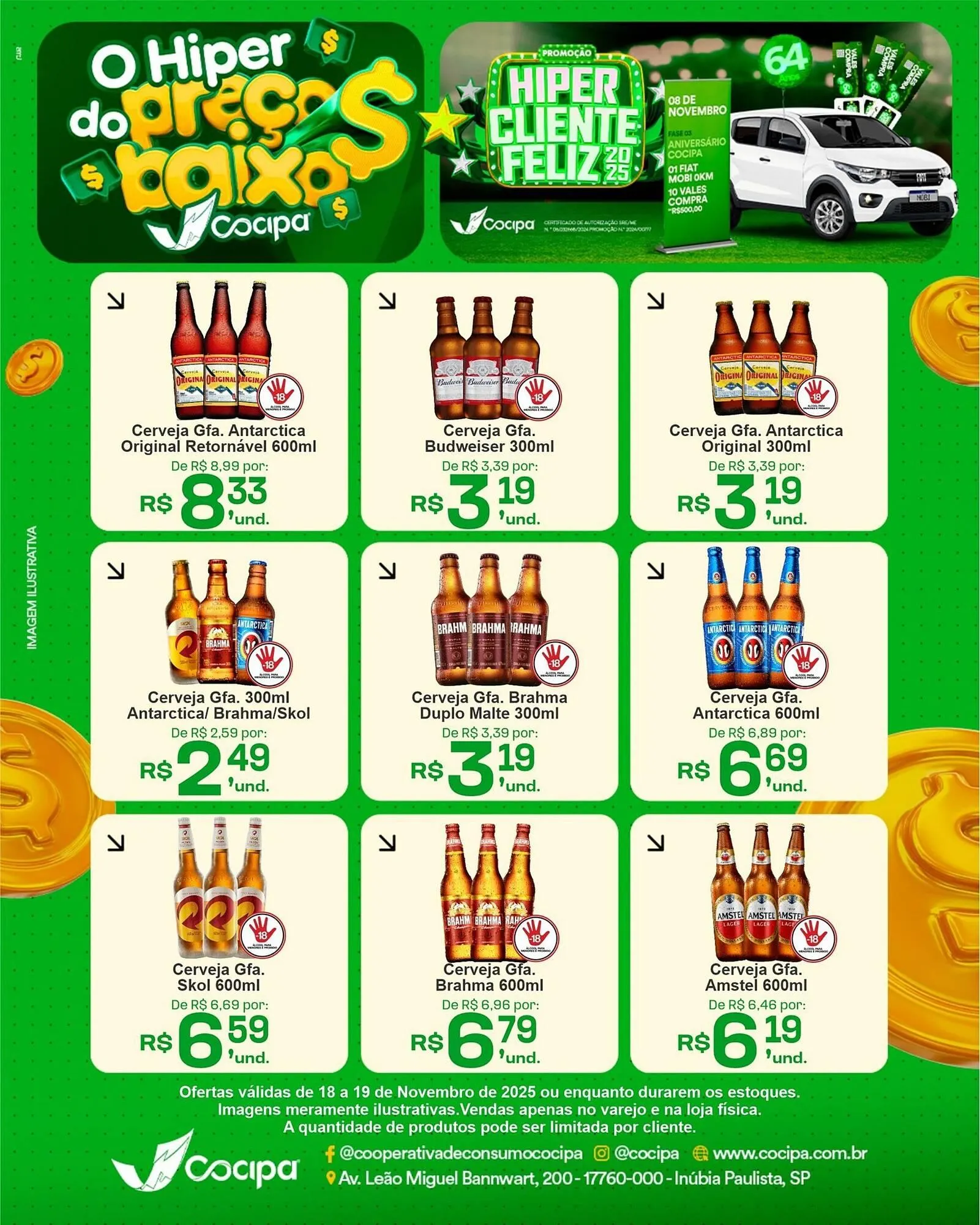 Encarte de Catálogo Cocipa 18 de novembro até 19 de novembro 2025 - Pagina 1