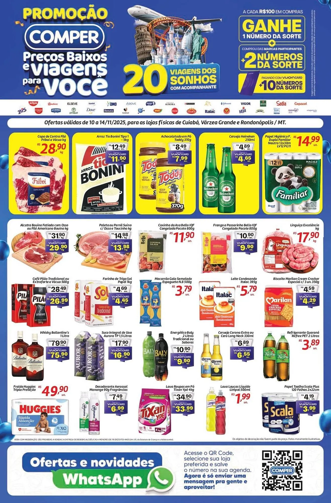 Encarte de Folheto Comper 10 de novembro até 14 de novembro 2025 - Pagina 1