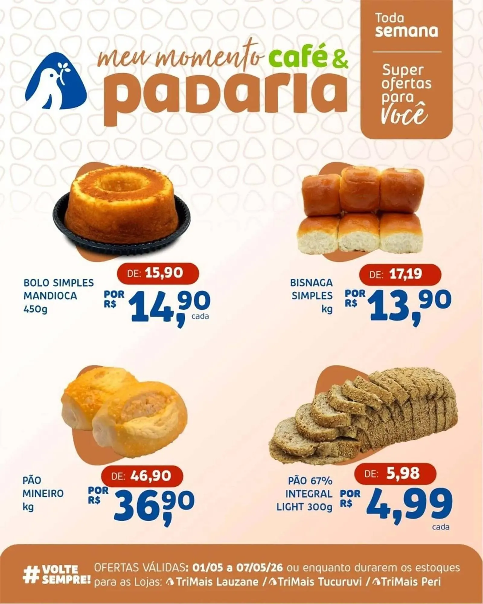 Encarte de Catálogo Trimais Supermercado 1 de maio até 7 de maio 2026 - Pagina 2