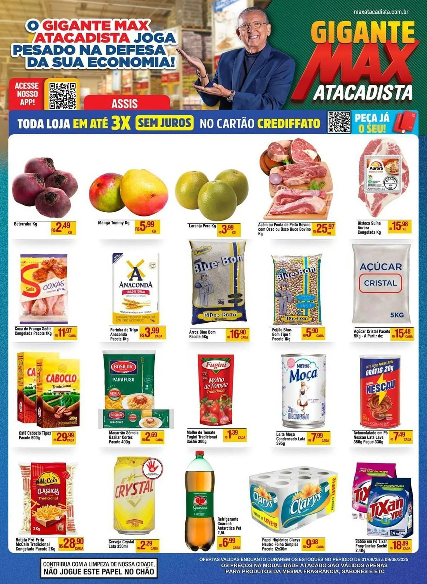 Encarte de Catálogo Max Atacadista 1 de agosto até 9 de agosto 2025 - Pagina 1