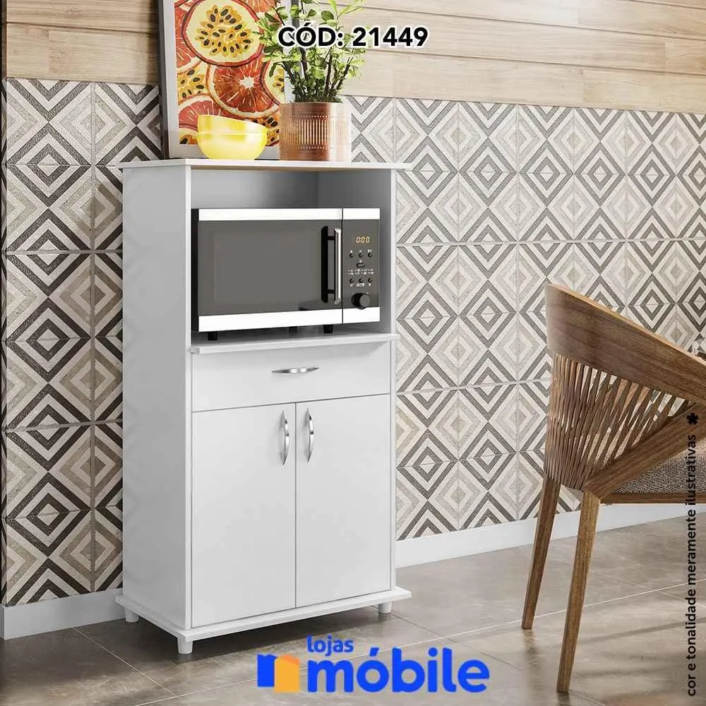 Balcão 2 portas 1 gaveta (21449)