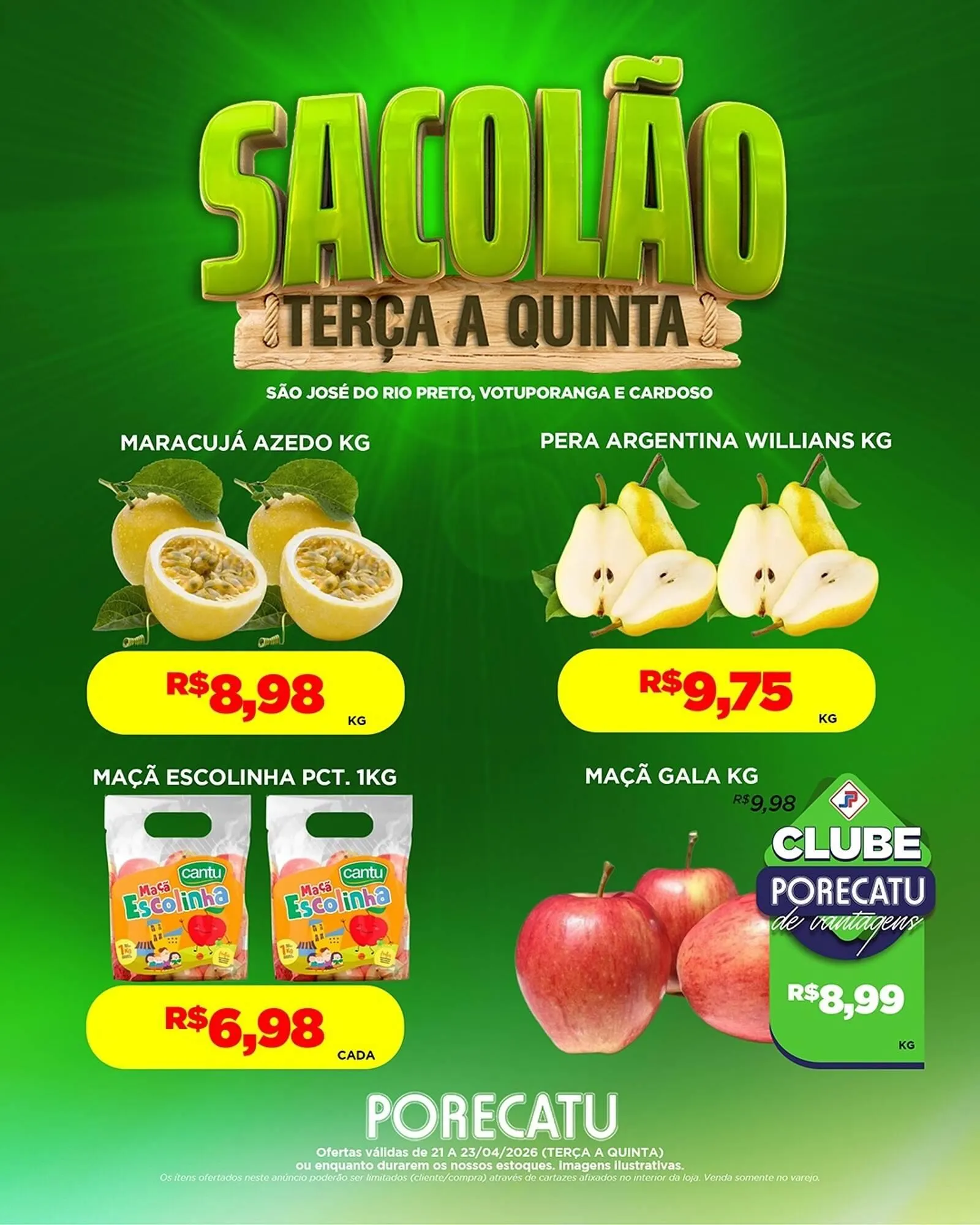 Encarte de Catálogo Supermercado Porecatu 21 de abril até 23 de abril 2026 - Pagina 5