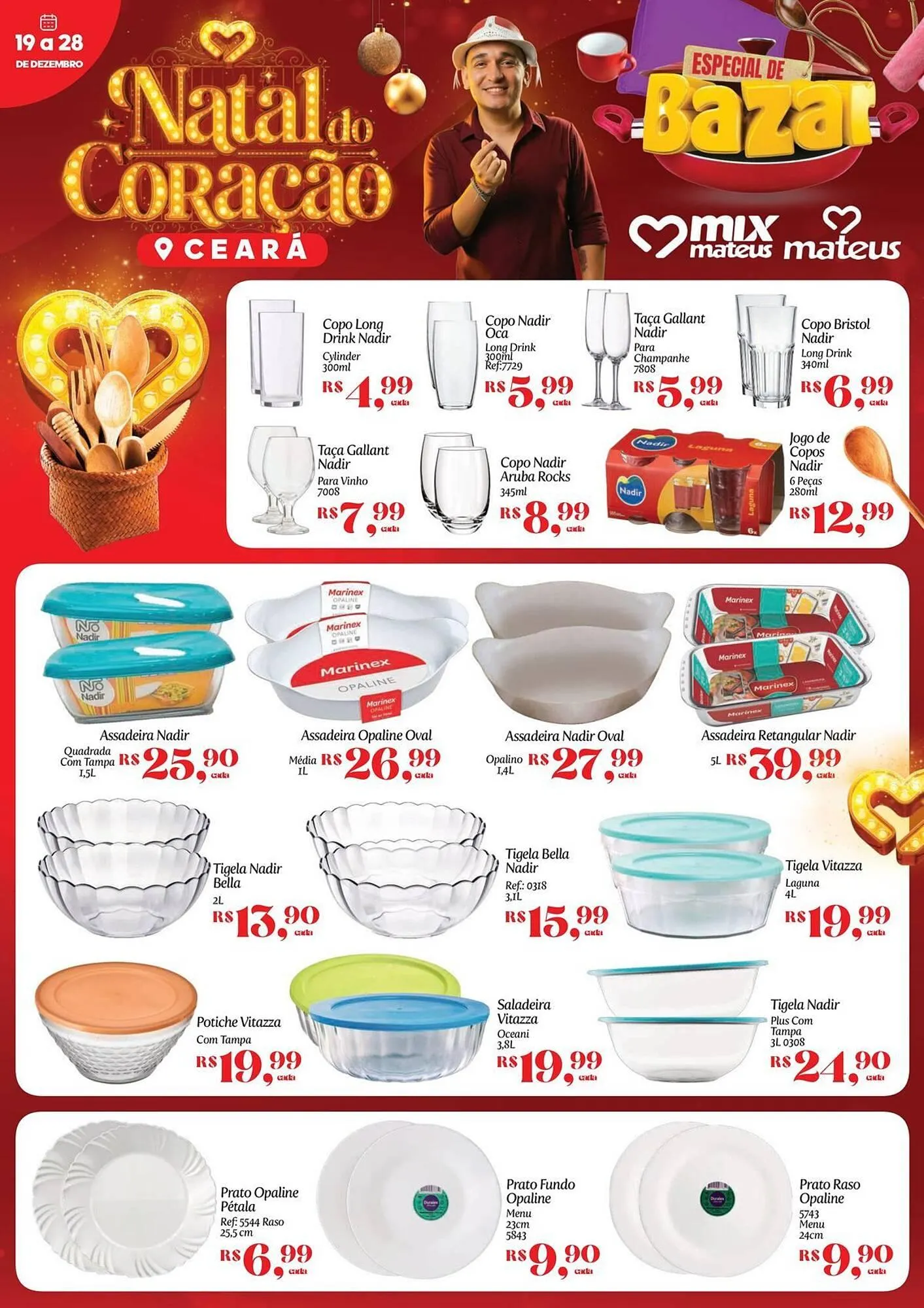 Encarte de Catálogo Supermercados Mateus 19 de dezembro até 28 de dezembro 2025 - Pagina 1