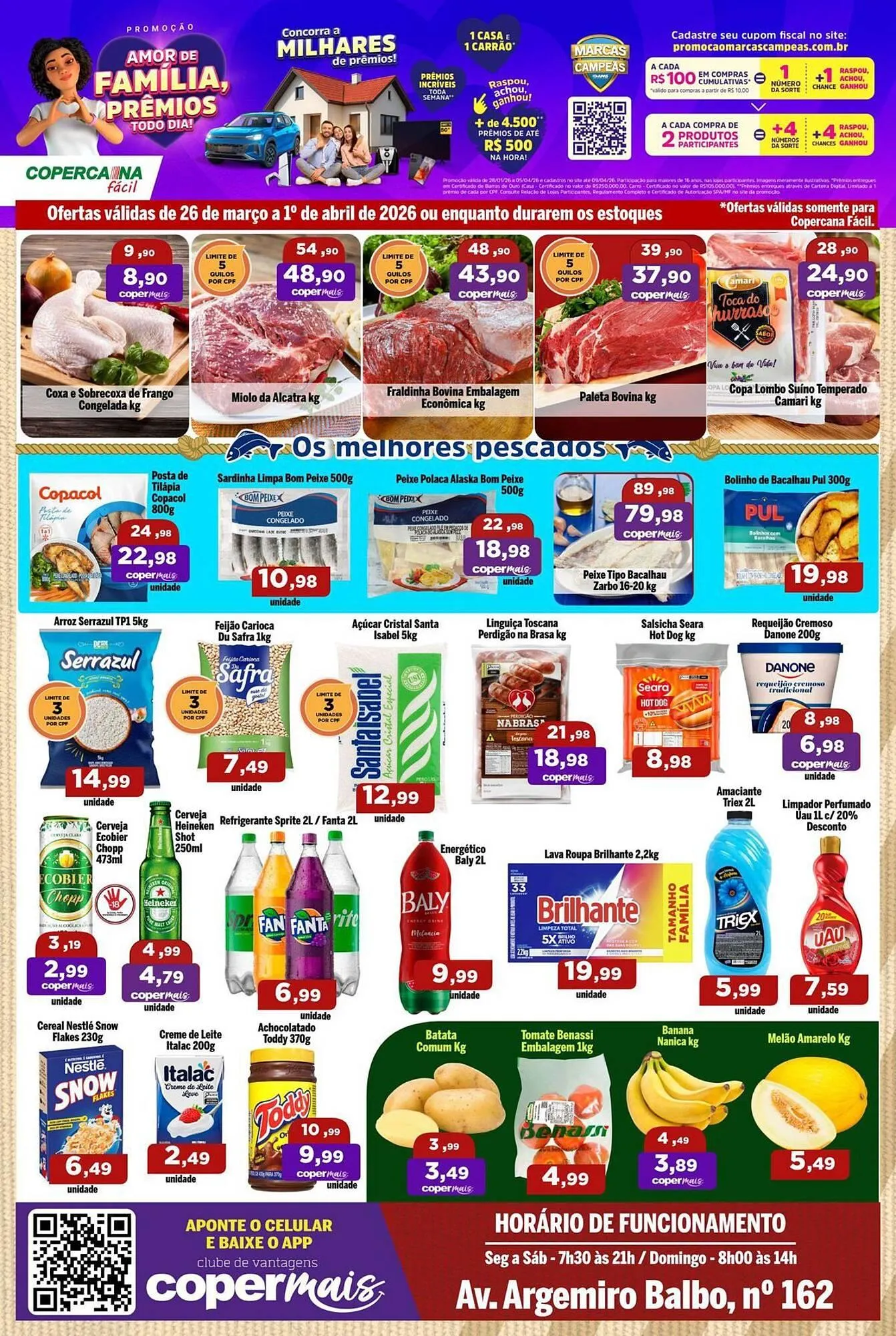 Encarte de Tabloide Copercana 26 de março até 1 de abril 2026 - Pagina 1