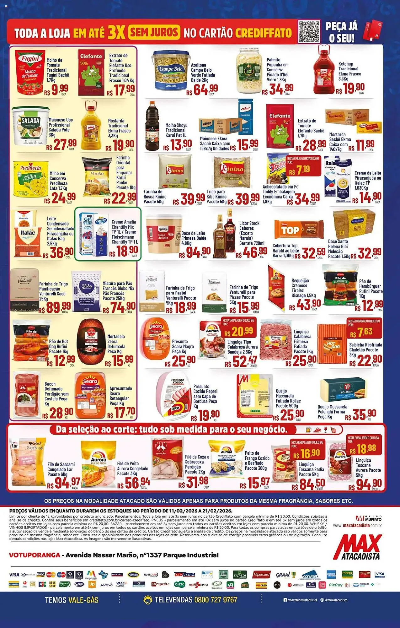 Encarte de Encarte Max Atacadista 11 de fevereiro até 21 de fevereiro 2026 - Pagina 8