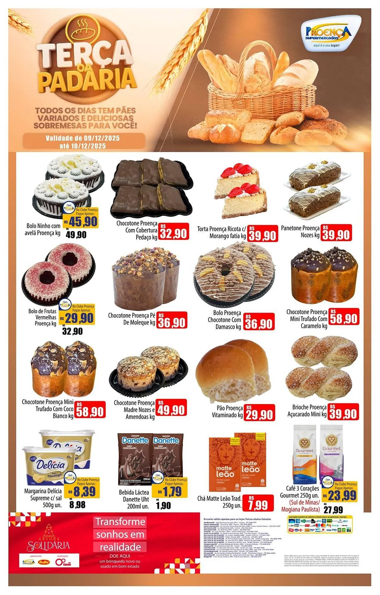 Encarte de Catálogo Proença Supermercados 9 de dezembro até 10 de dezembro 2025 - Pagina 1