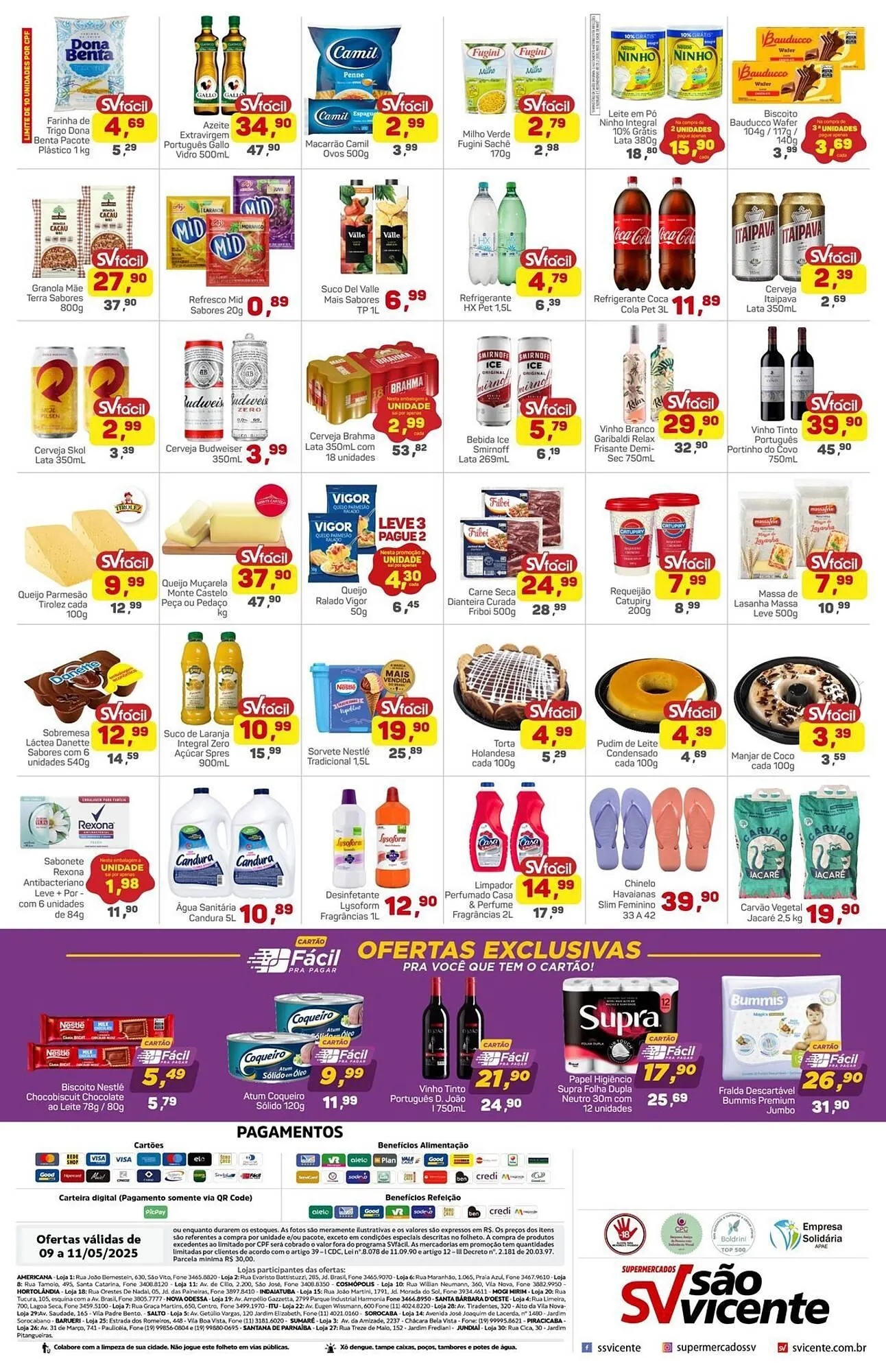 Encarte de Catálogo Supermercados São Vicente 9 de maio até 11 de maio 2025 - Pagina 2