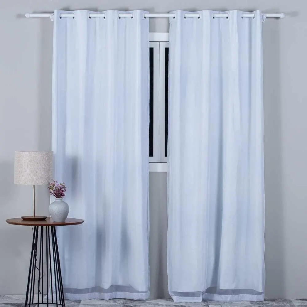 Cortina Pratika Lisa Slim 2,60X2,30 M Havan Casa - Branco