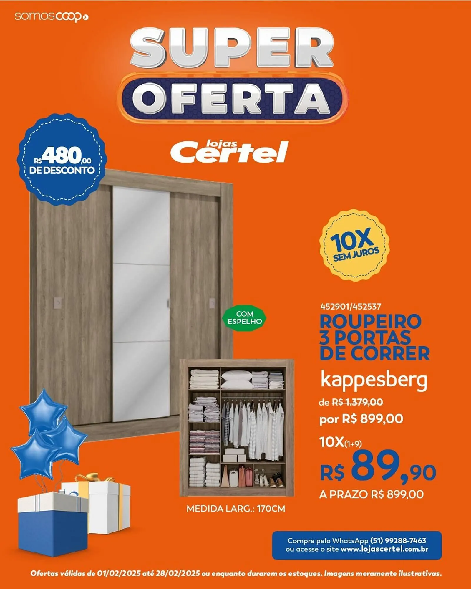 Encarte de Catálogo Lojas Certel 6 de fevereiro até 28 de fevereiro 2025 - Pagina 1