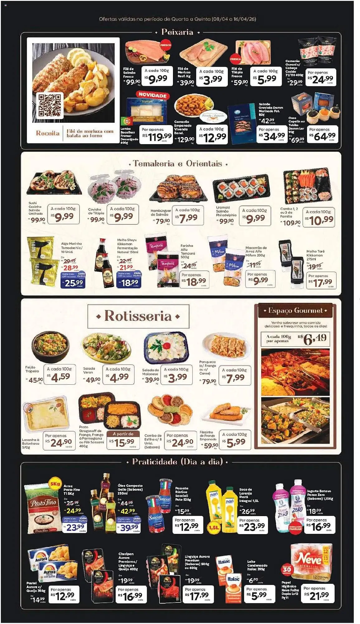 Encarte de Tabloide Barbosa Supermercados 8 de abril até 16 de abril 2026 - Pagina 3