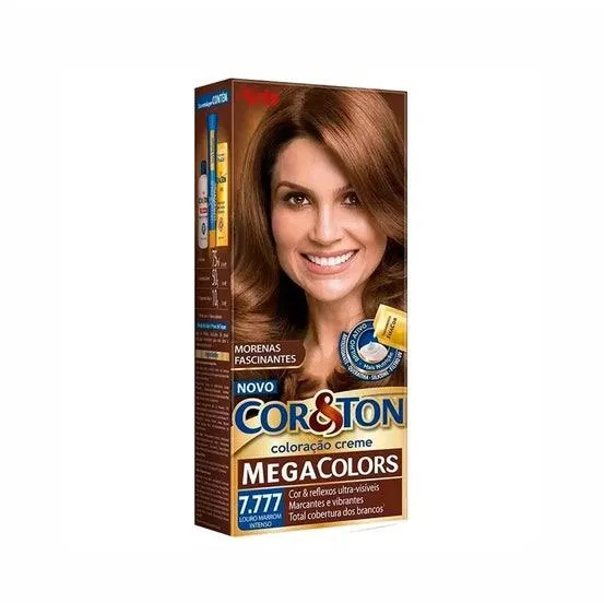Tintura Cor & Ton 7.777 Louro Marrom Intenso