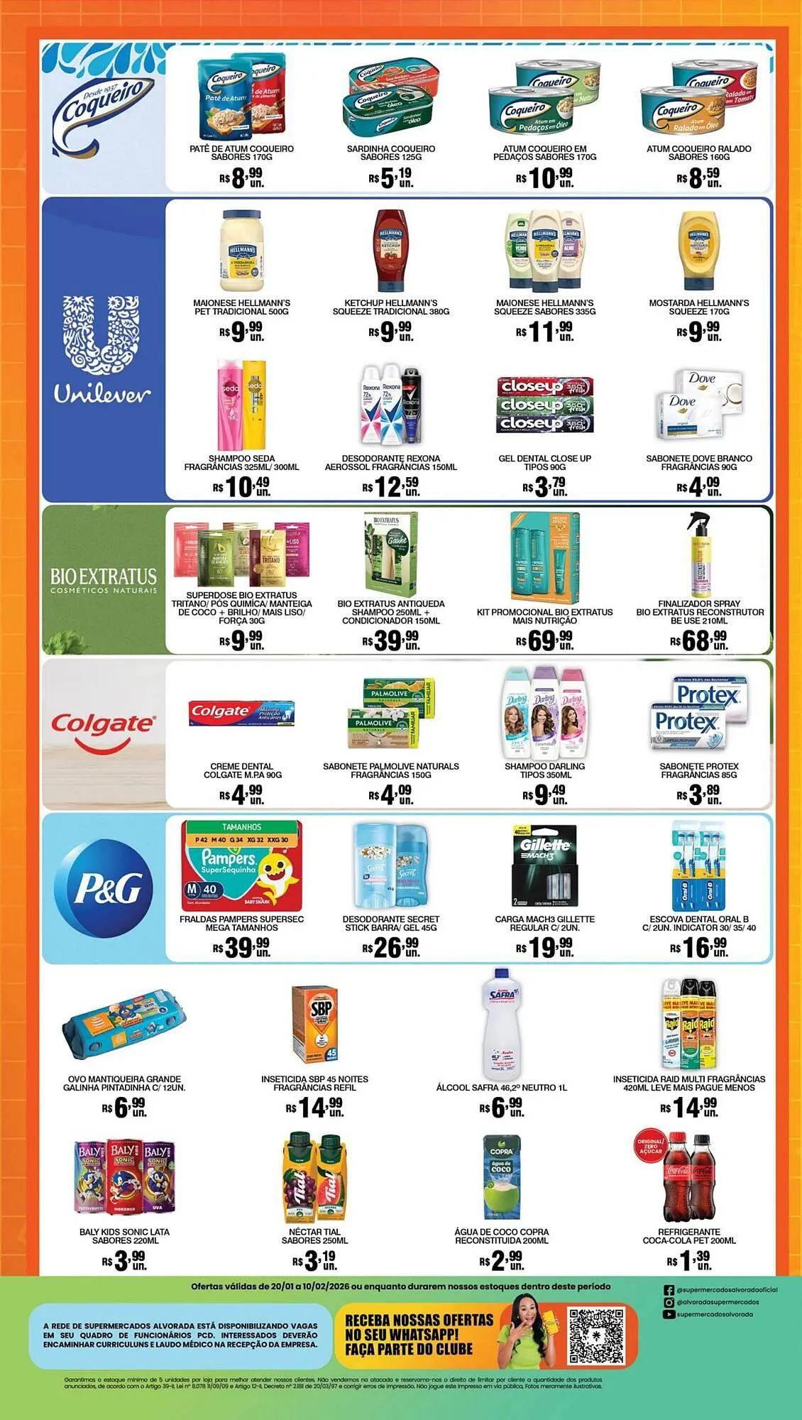 Encarte de Catálogo Alvorada Supermercados 9 de fevereiro até 10 de fevereiro 2026 - Pagina 2
