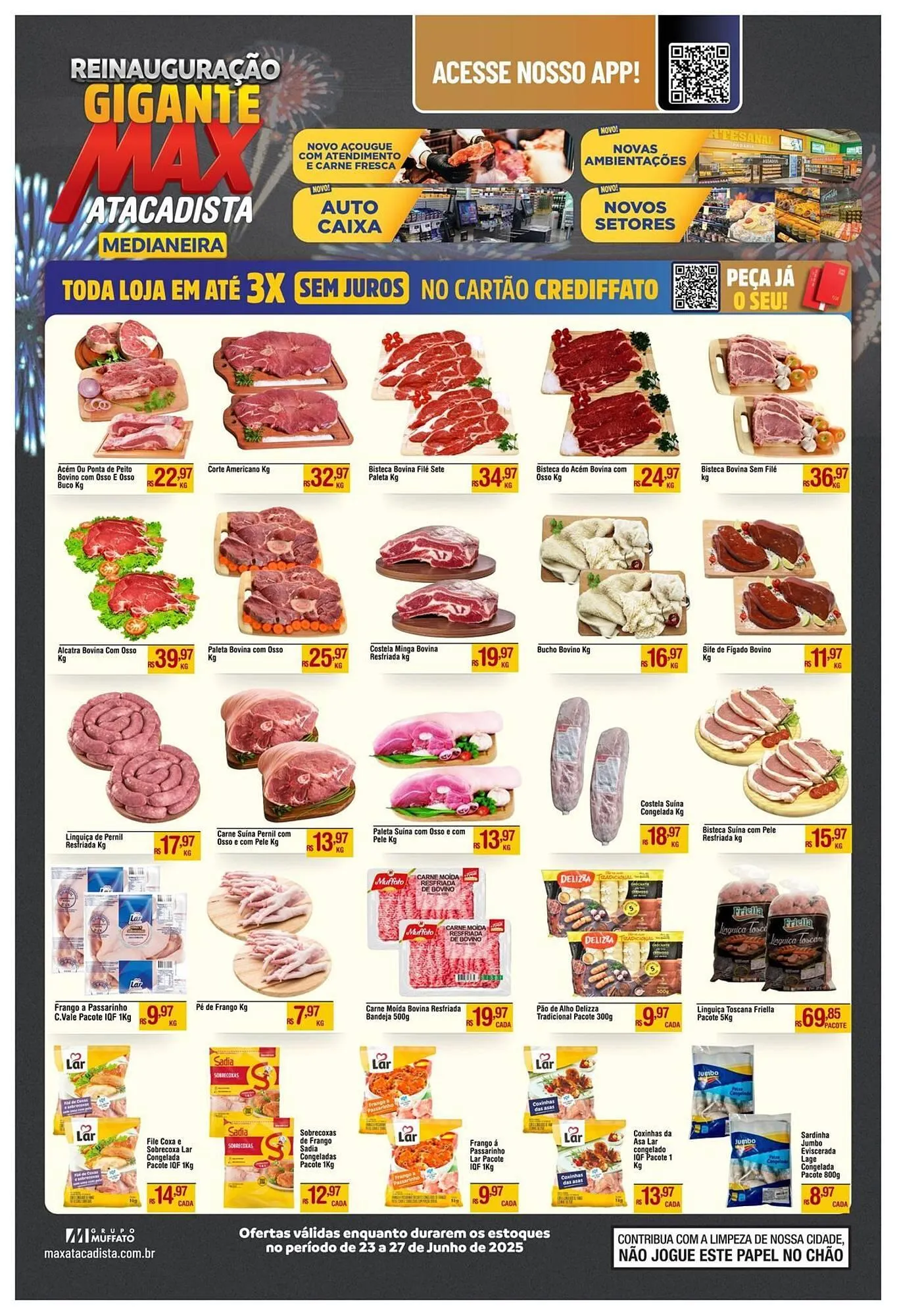 Encarte de Catálogo Max Atacadista 23 de junho até 27 de junho 2025 - Pagina 1