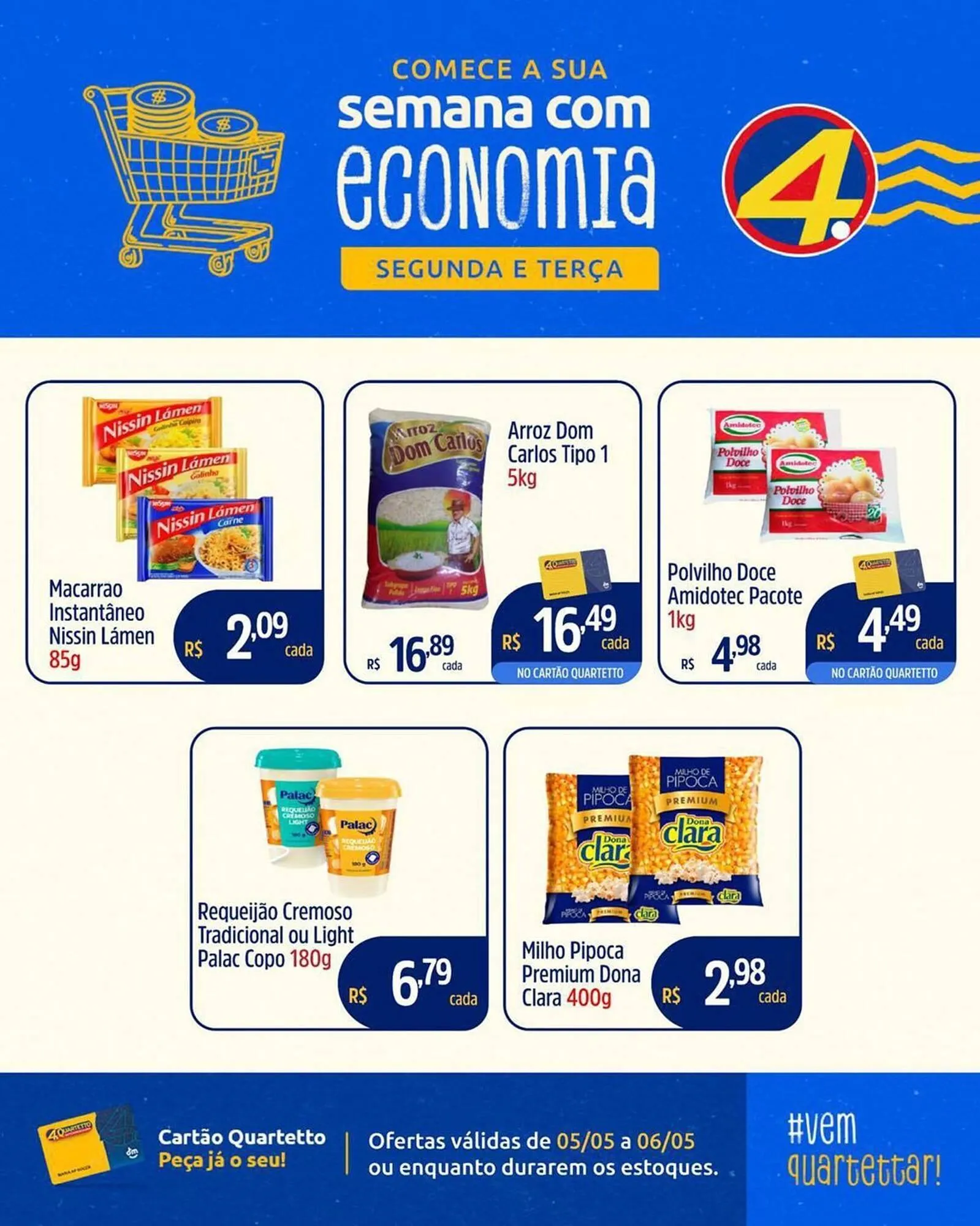 Encarte de Catálogo Quartetto Supermercados 5 de maio até 11 de maio 2025 - Pagina 7