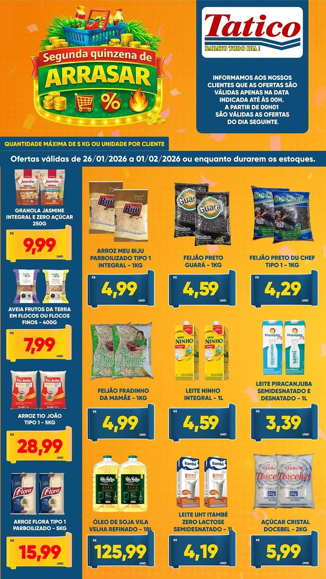 Encarte de Tabloide Tatico 26 de janeiro até 1 de fevereiro 2026 - Pagina 3
