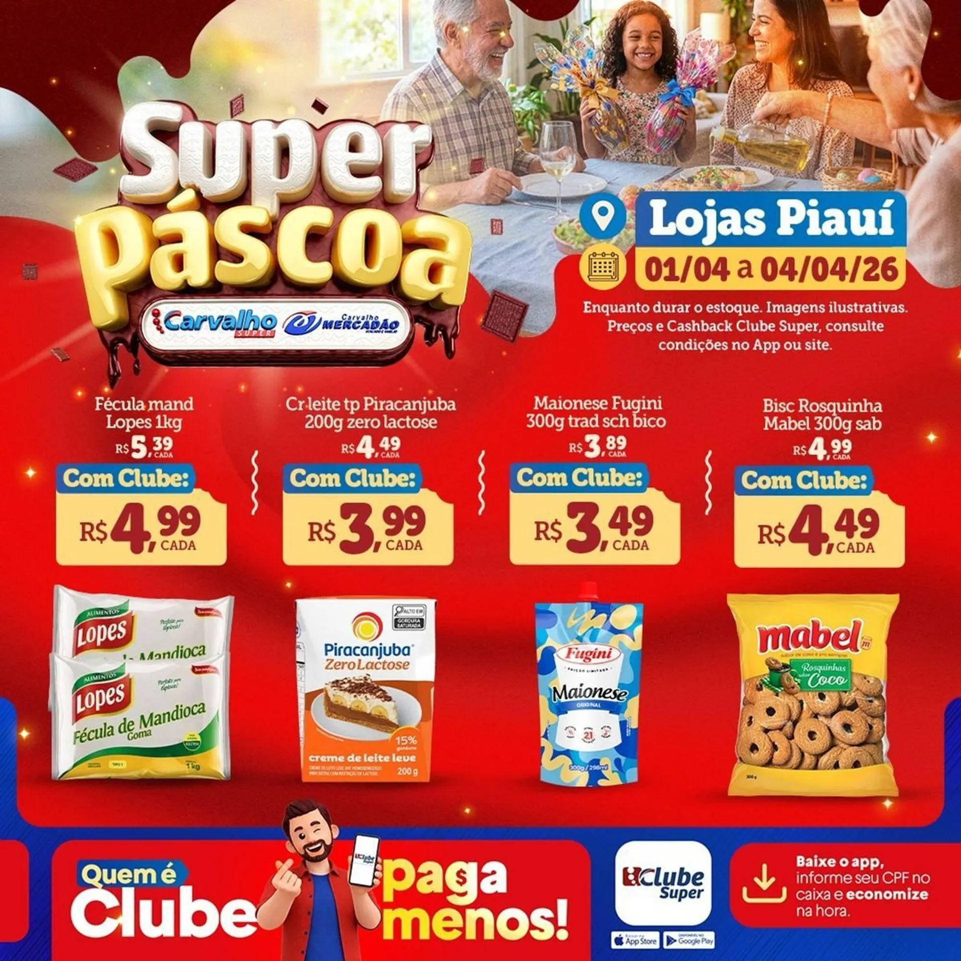 Encarte de Catálogo Carvalho Supermercado 1 de abril até 4 de abril 2026 - Pagina 7