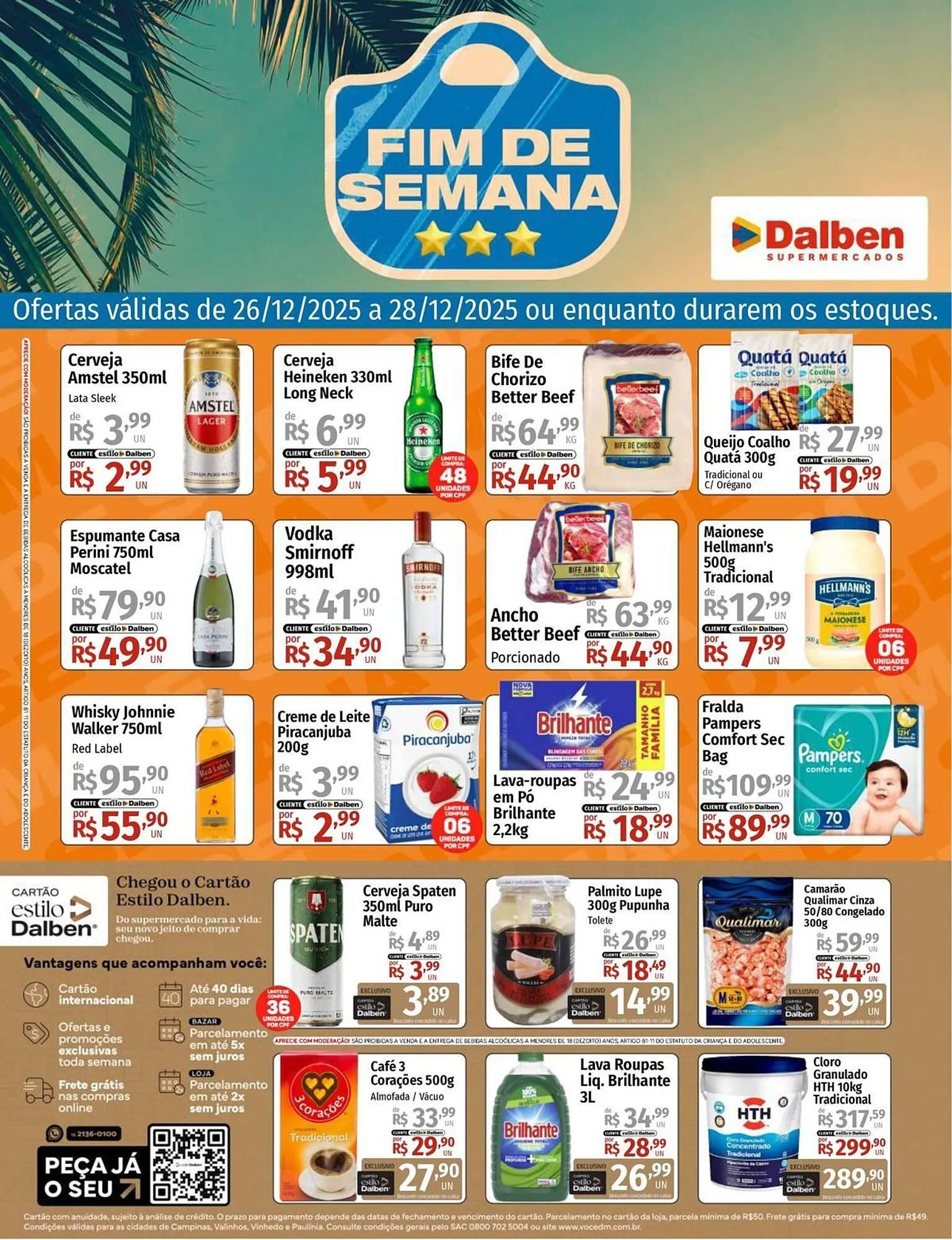Encarte de Catálogo Supermercado Dalben 26 de dezembro até 28 de dezembro 2025 - Pagina 1