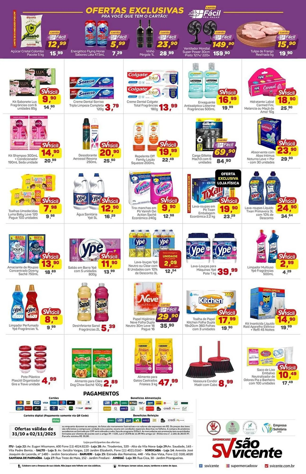 Encarte de Catálogo Supermercados São Vicente 31 de outubro até 2 de novembro 2025 - Pagina 4