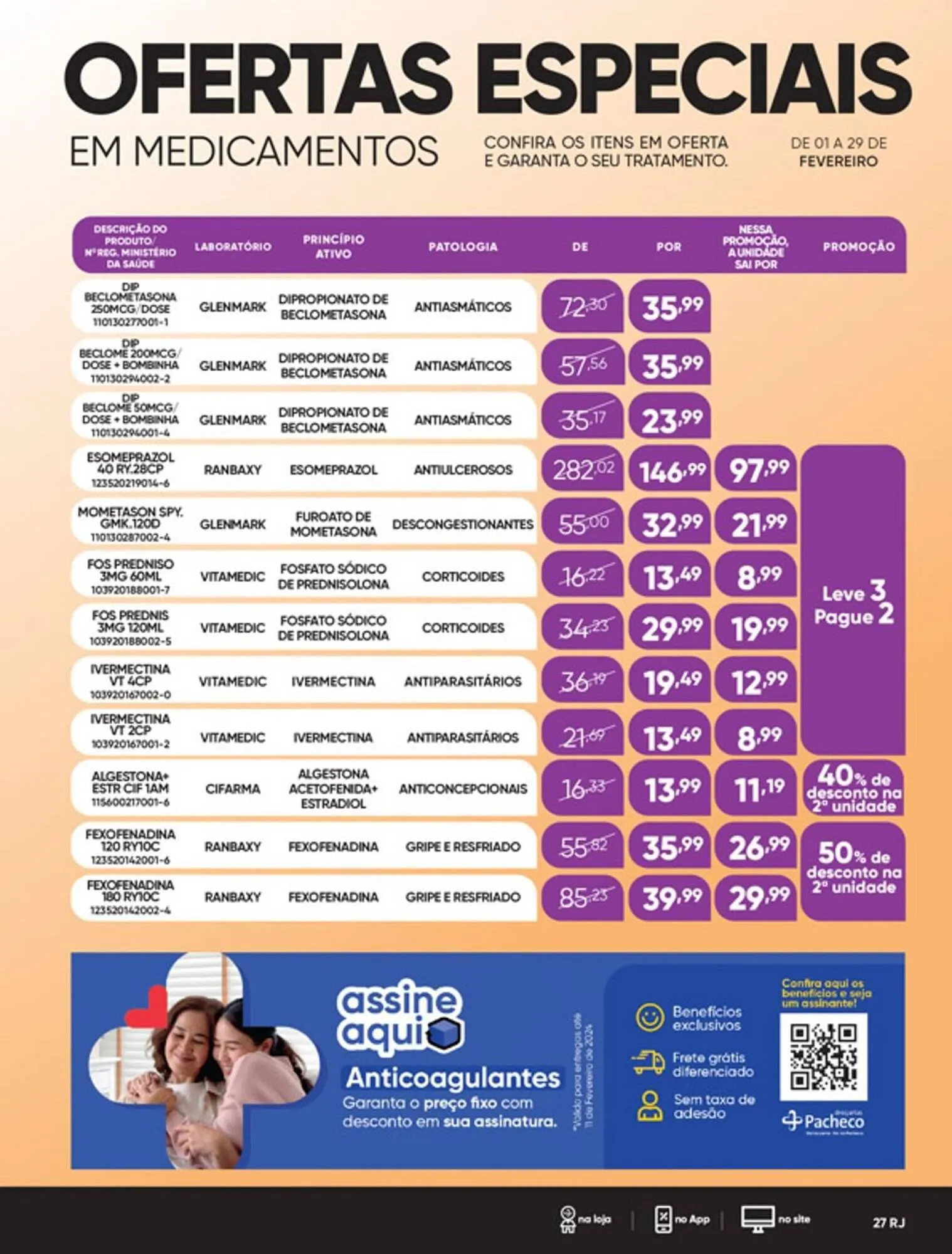 Encarte de Catálogo Drogarias Pacheco 1 de fevereiro até 29 de fevereiro 2024 - Pagina 27