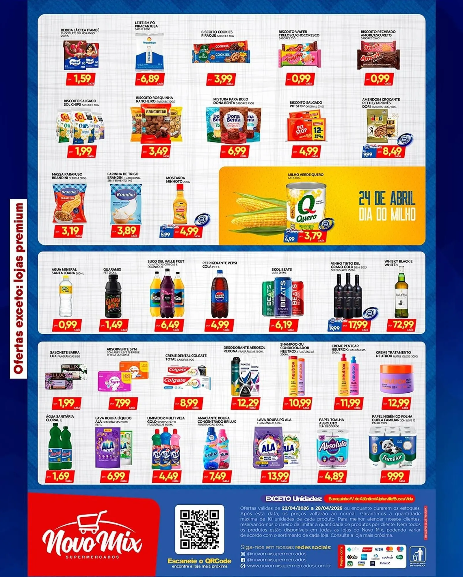 Encarte de Encarte Novo Mix 22 de abril até 28 de abril 2026 - Pagina 3