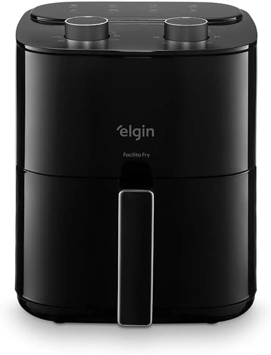 Fritadeira Air Fryer Elgin AFG35 1400W 3,5 Litros Grelha Removível Preta 127V