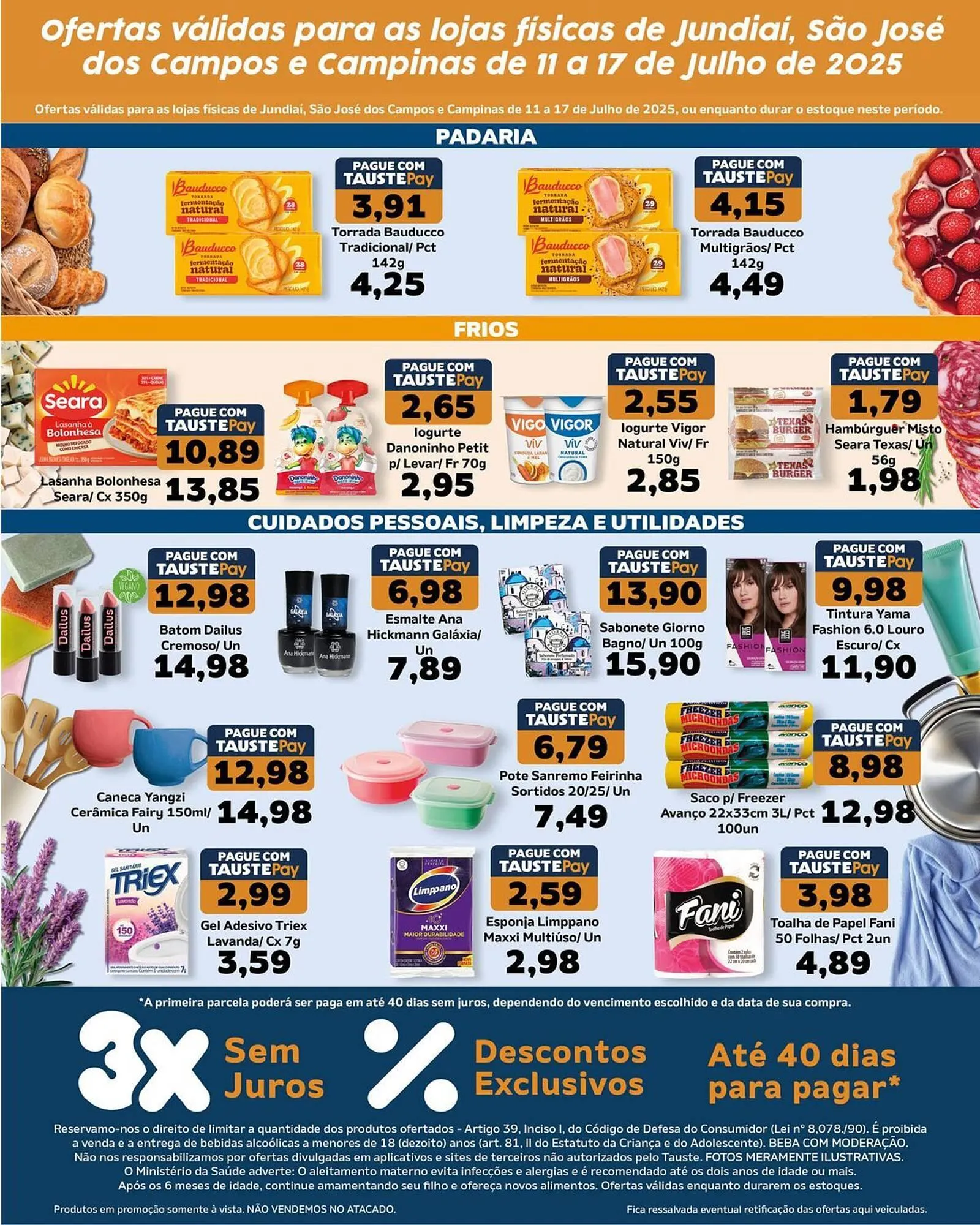Encarte de Catálogo Supermercados Tauste 11 de julho até 17 de julho 2025 - Pagina 2