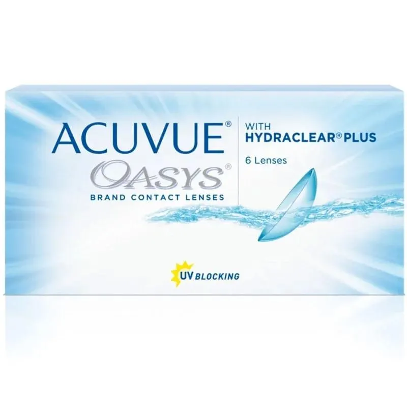 Lentes de Contato Acuvue Oasys com Hydraclear 3 Pares