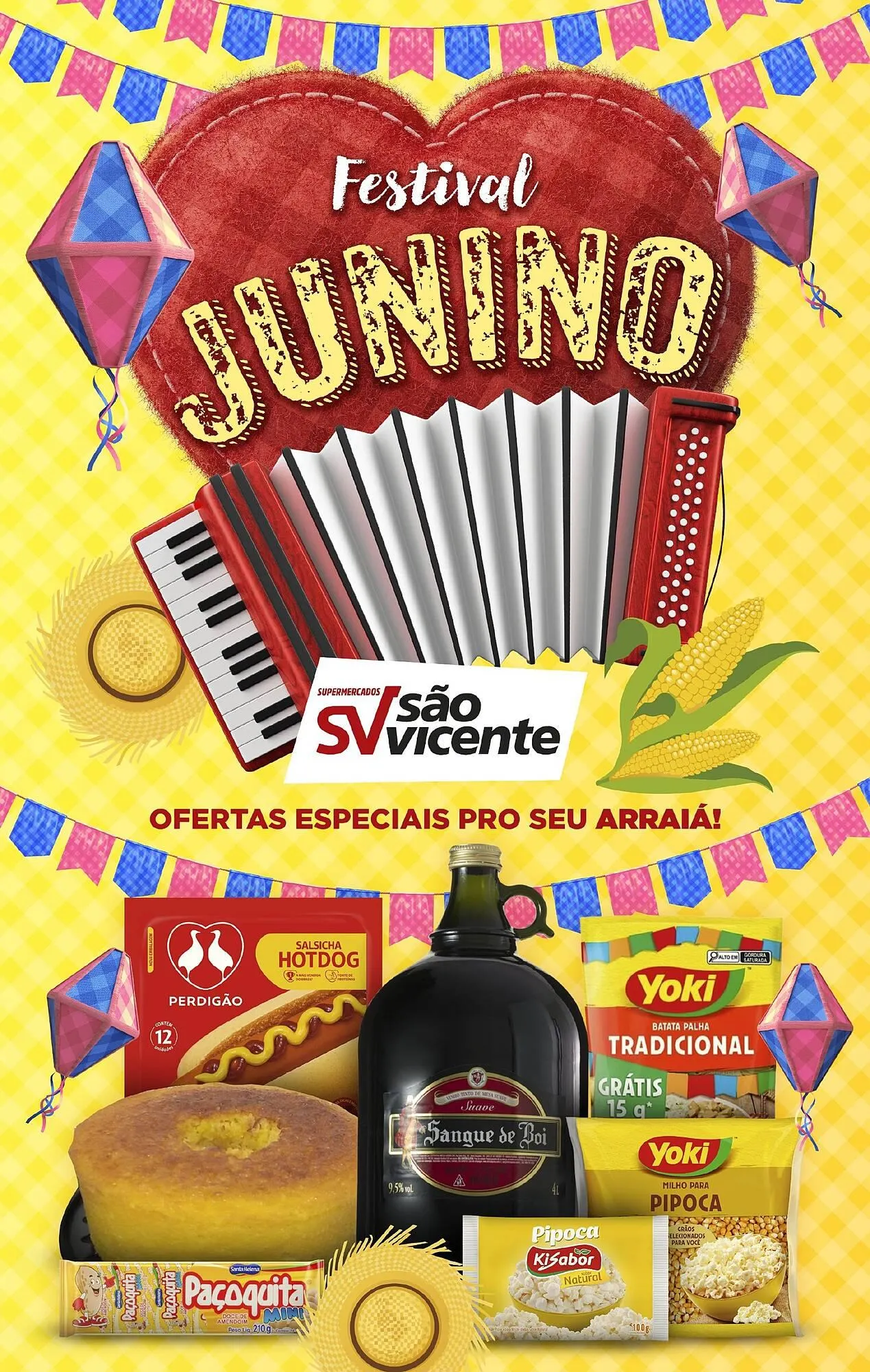 Encarte de Catálogo Supermercados São Vicente 6 de junho até 22 de junho 2025 - Pagina 1