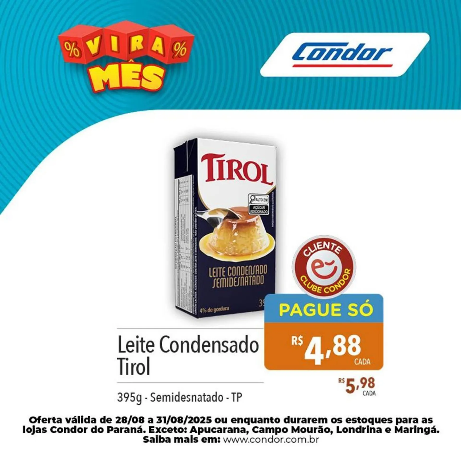 Encarte de Catálogo Supermercados Condor 29 de agosto até 31 de agosto 2025 - Pagina 4