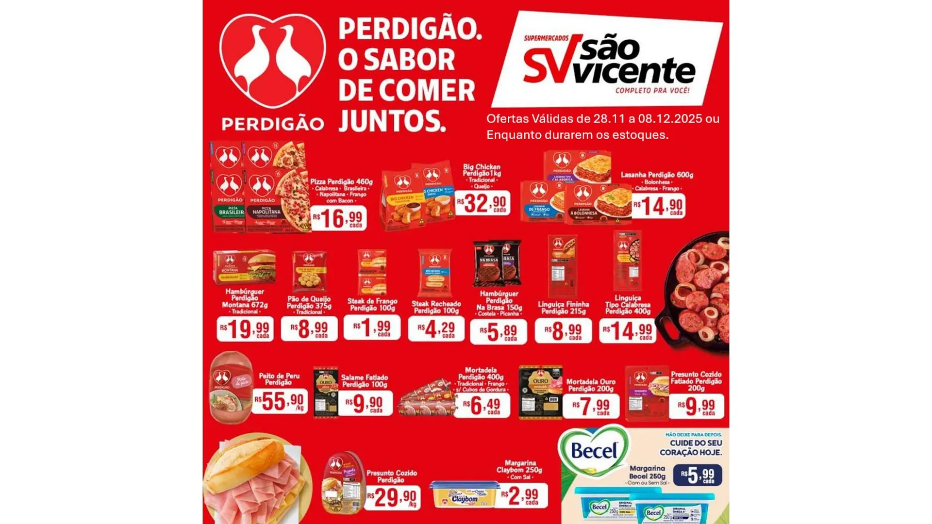 Encarte de Catálogo Supermercados São Vicente 4 de dezembro até 8 de dezembro 2025 - Pagina 1