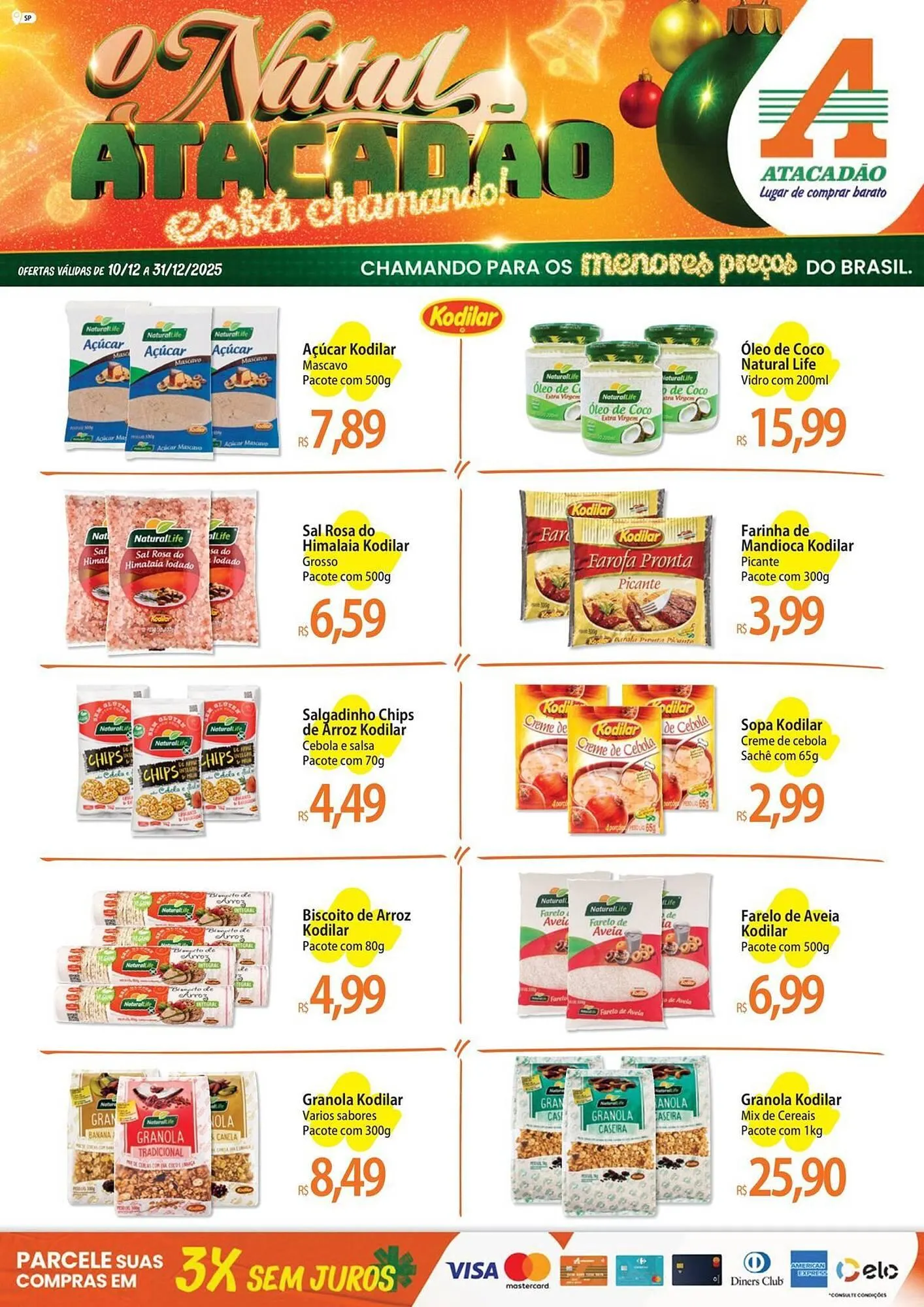 Encarte de Folheto Atacadão 10 de dezembro até 31 de dezembro 2025 - Pagina 1