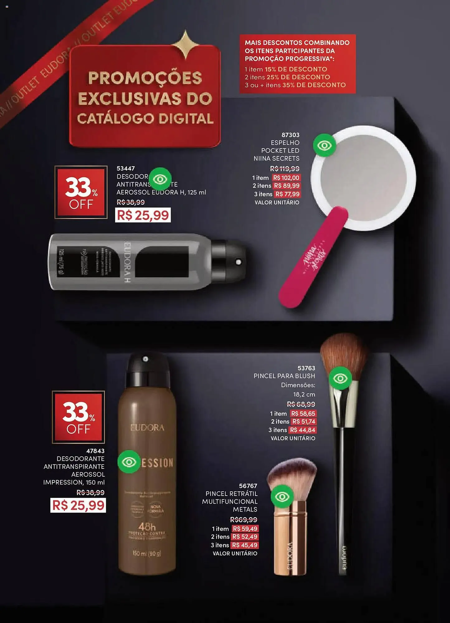 Encarte de Catálogo Eudora 8 de janeiro até 31 de janeiro 2026 - Pagina 19