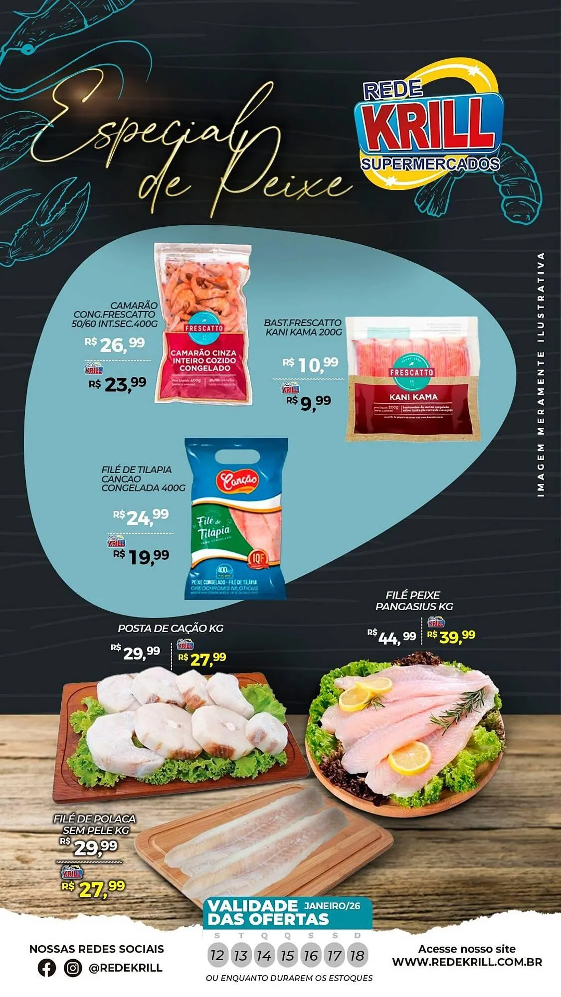 Encarte de Folheto Rede Krill 12 de janeiro até 18 de janeiro 2026 - Pagina 5