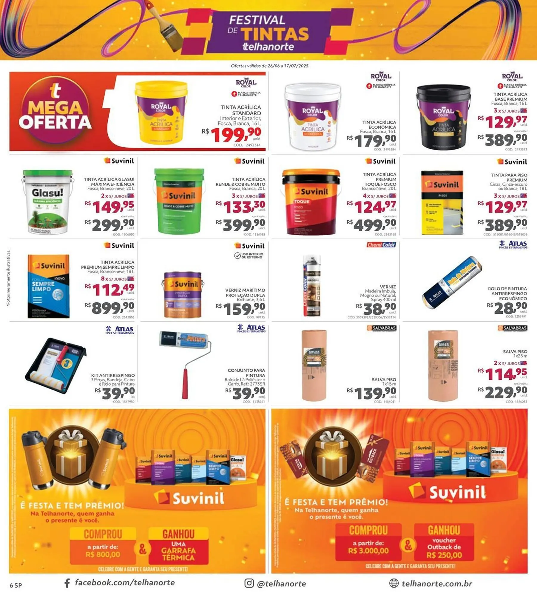 Encarte de Catálogo Telhanorte 26 de junho até 17 de julho 2025 - Pagina 6