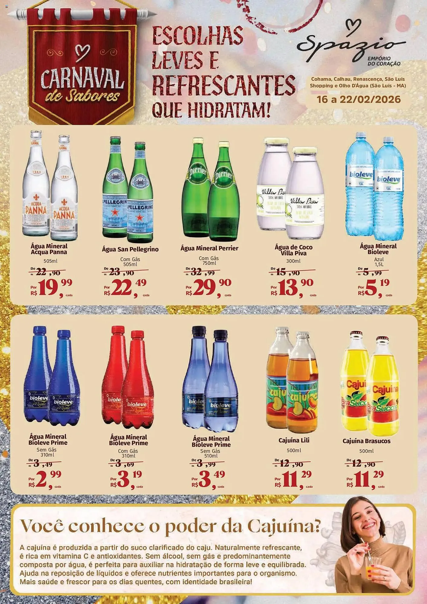 Encarte de Catálogo Supermercados Mateus 16 de fevereiro até 22 de fevereiro 2026 - Pagina 1