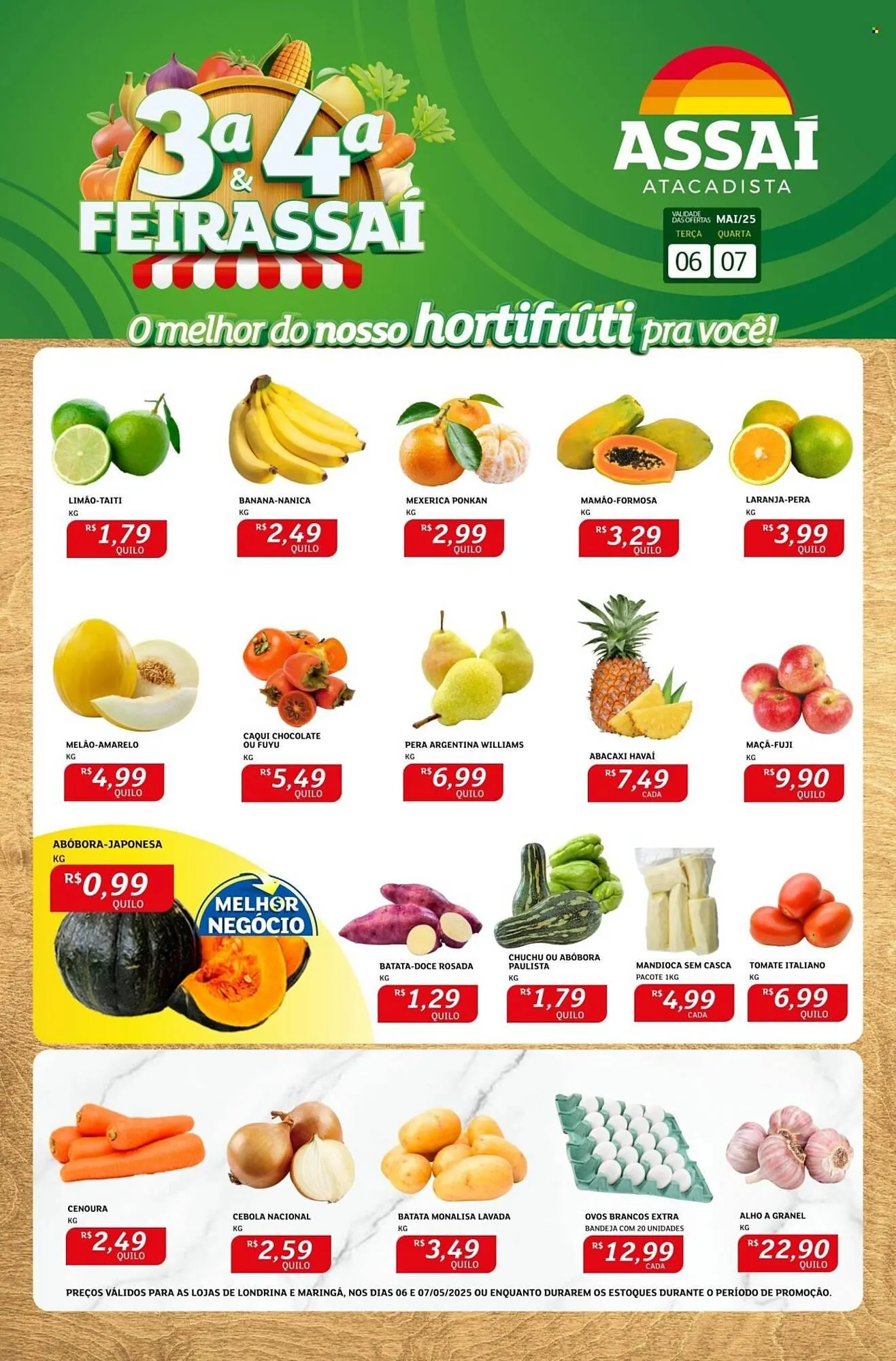 Encarte de Catálogo Assaí Atacadista 6 de maio até 7 de maio 2025 - Pagina 1