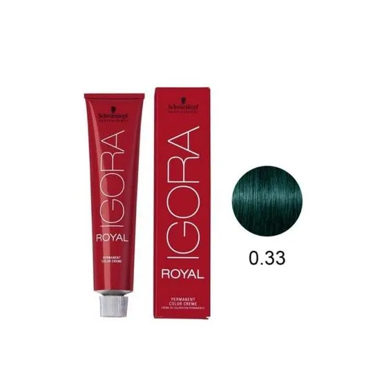 Tintura Schwarzkopf Igora Royal 0.33 Concentrado Anti Vermelho