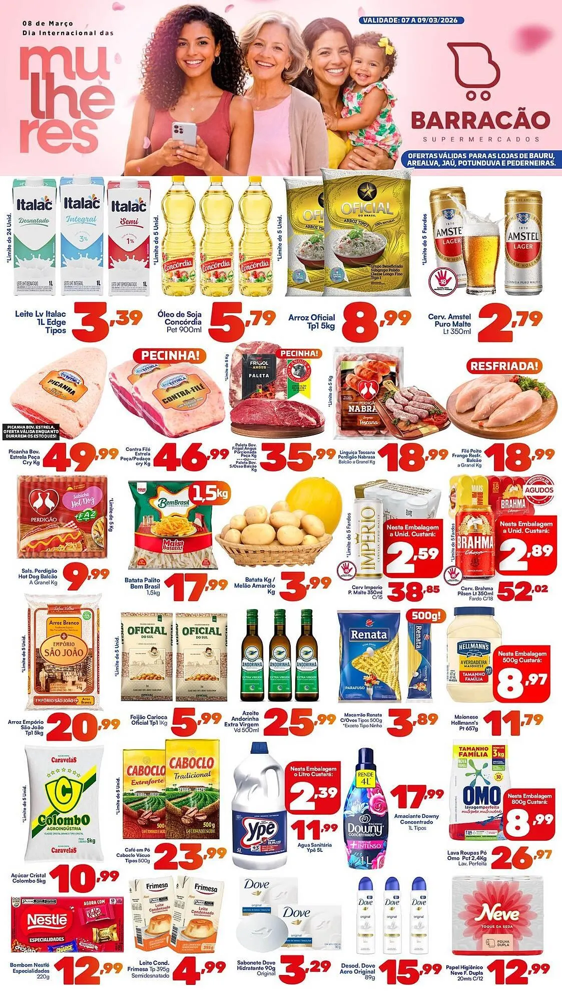 Encarte de Catálogo Barracão Supermercado 7 de março até 9 de março 2026 - Pagina 1