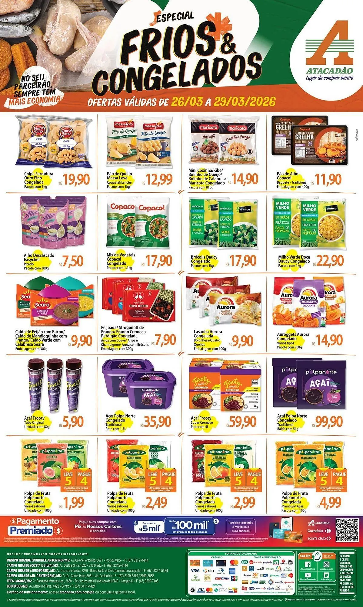 Encarte de Folheto Atacadão 26 de março até 29 de março 2026 - Pagina 1