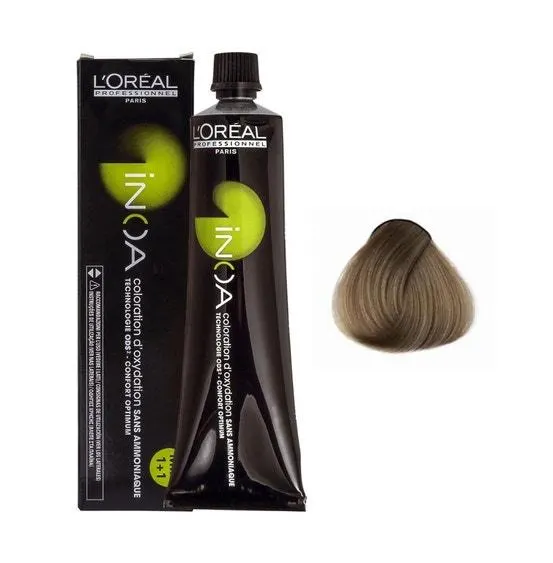 Coloração Sem Amônia L'Oréal Profissionnel Paris Inoa 6.0 Louro Escuro 60gr