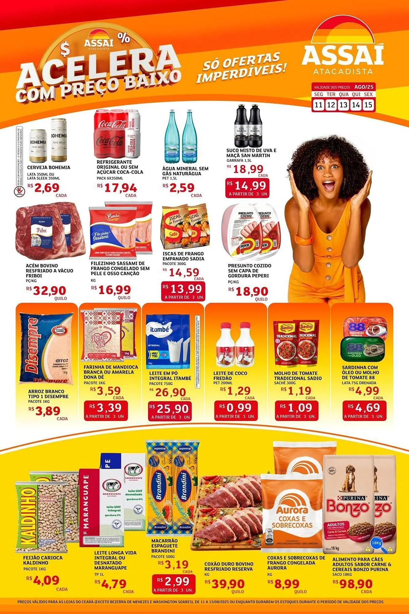 Encarte de Catálogo Assaí Atacadista 11 de agosto até 15 de agosto 2025 - Pagina 1