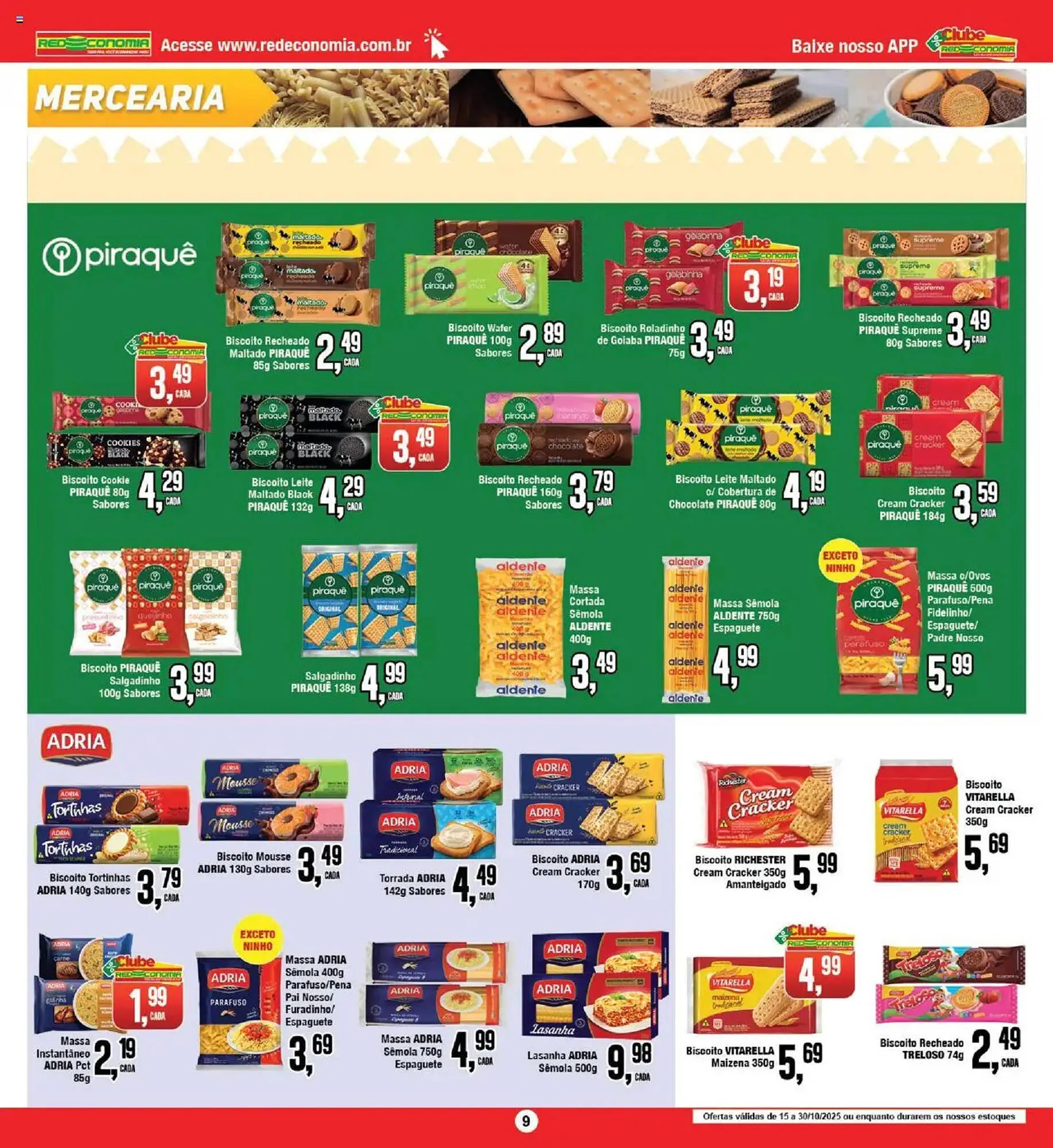 Encarte de Encarte Redeconomia 15 de outubro até 30 de outubro 2025 - Pagina 9