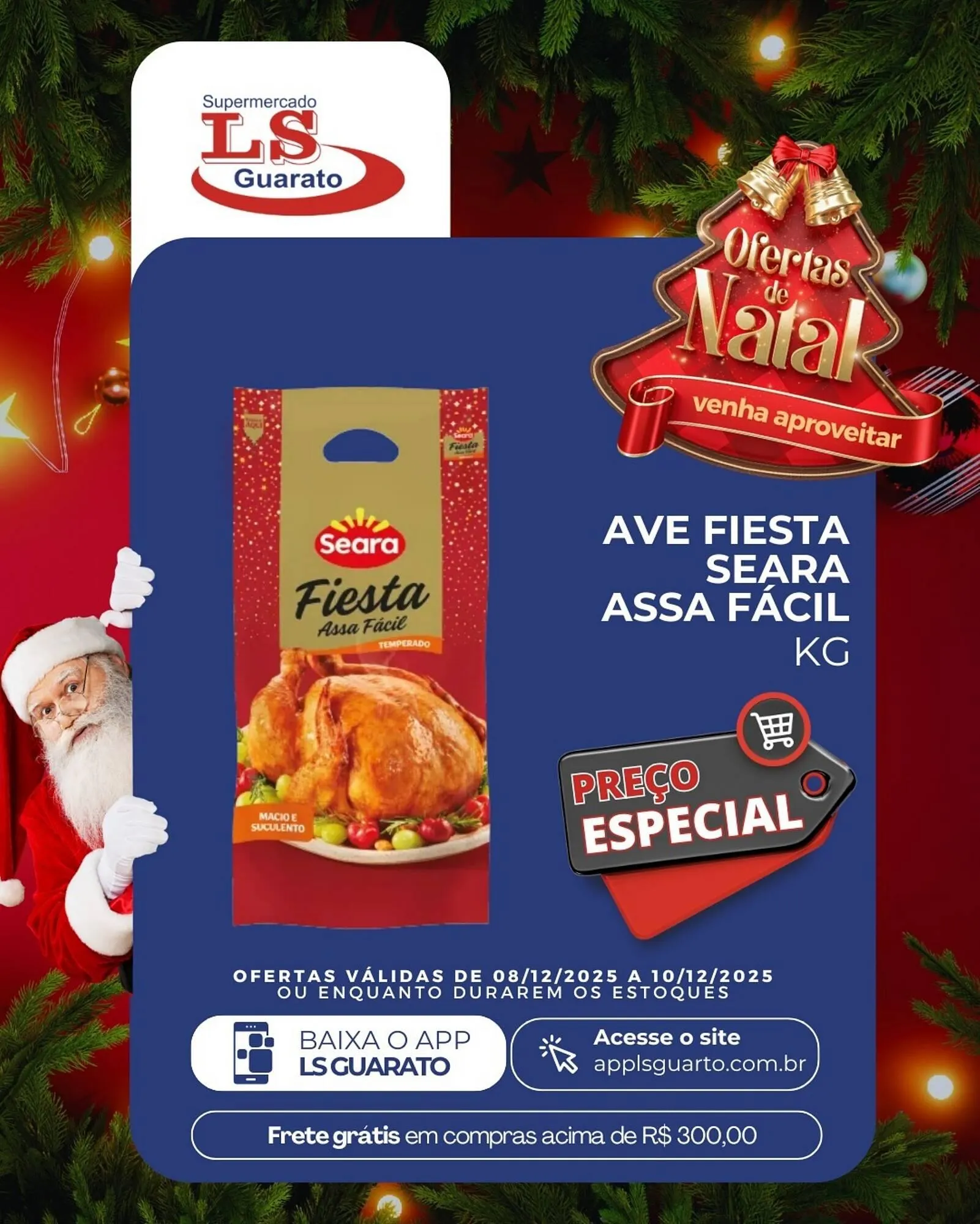 Encarte de Catálogo Supermercado LS Guarato 8 de dezembro até 10 de dezembro 2025 - Pagina 1