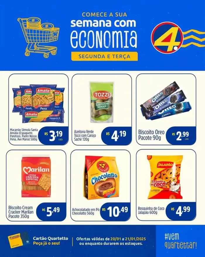 Encarte de Encarte Quartetto Supermercados 21 de janeiro até 21 de janeiro 2025 - Pagina 2
