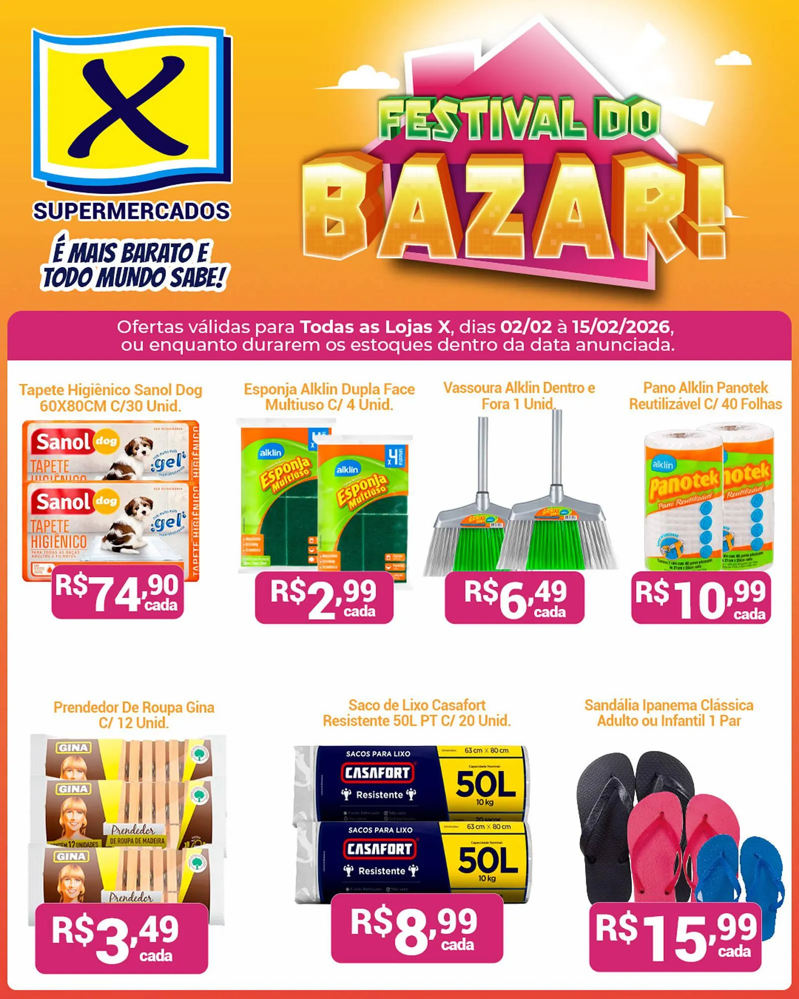 Encarte de Folheto X Supermercados 2 de fevereiro até 15 de fevereiro 2026 - Pagina 3
