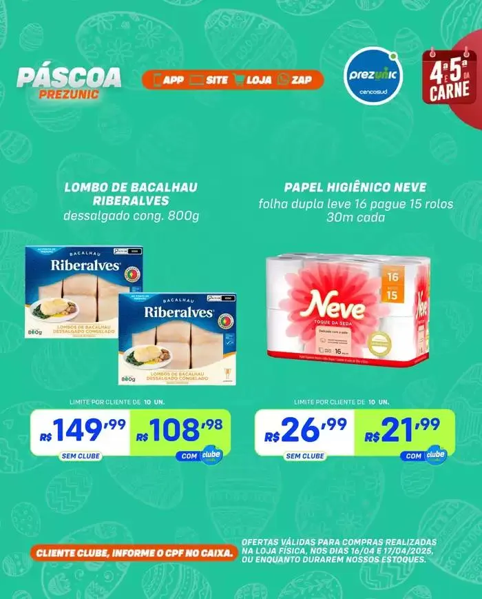 Encarte de Encarte Prezunic 16 de abril até 17 de abril 2025 - Pagina 3
