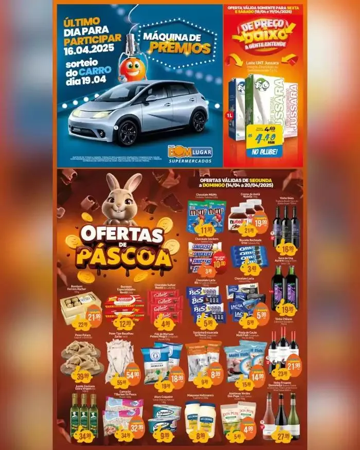 Encarte de Encarte Rede Bom Lugar 14 de abril até 20 de abril 2025 - Pagina 1