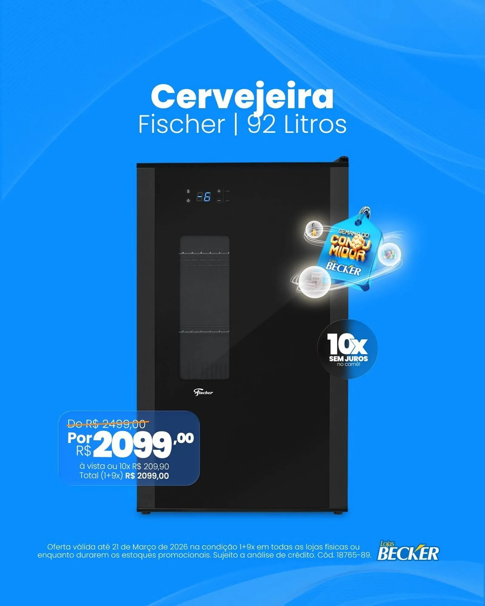 Encarte de Folheto Lojas Becker 21 de março até 21 de março 2026 - Pagina 1